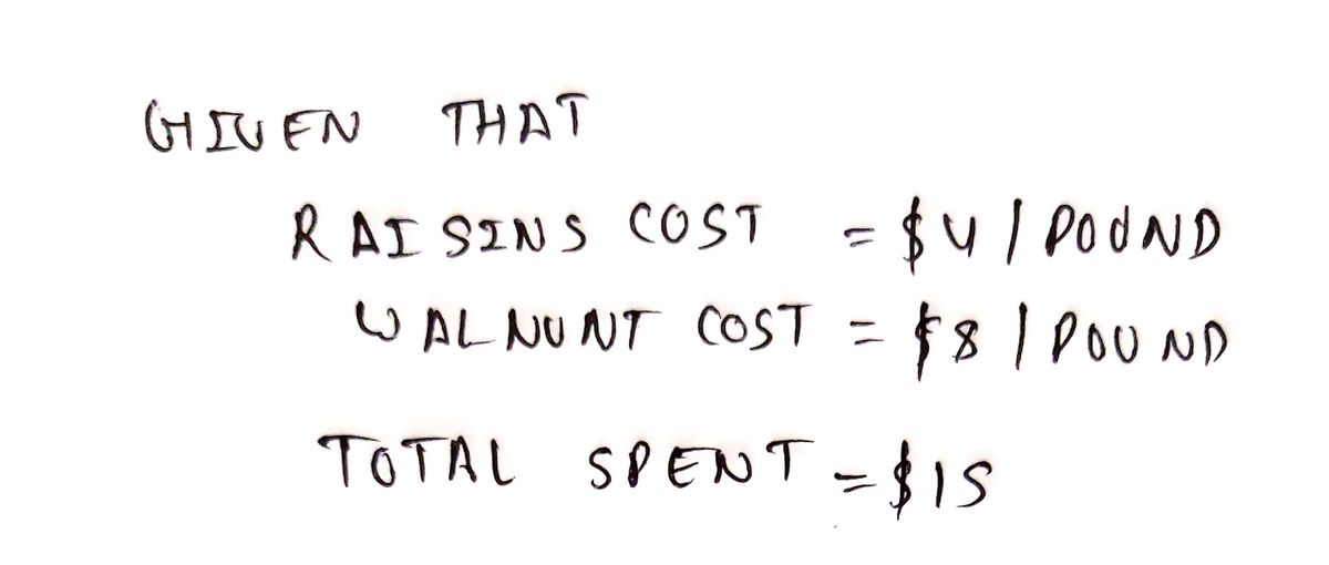 Algebra homework question answer, step 1, image 1